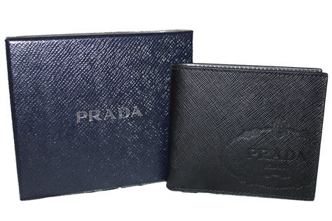 prada saffiano coin wallet men|Prada saffiano wallet sale.